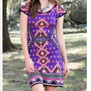 Francesca Purple Lakeleigh Sweater Dress Medium